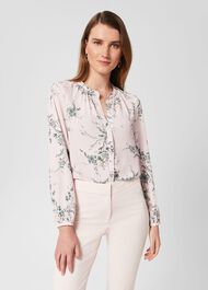 Khloe Floral Top, Pink Multi, hi-res