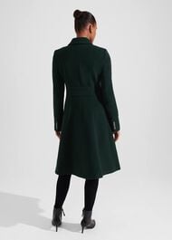 Petite Clarisse Wool Blend Coat, Green, hi-res