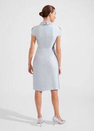 Katherine Silk Blend Dress, Pale Blue, hi-res