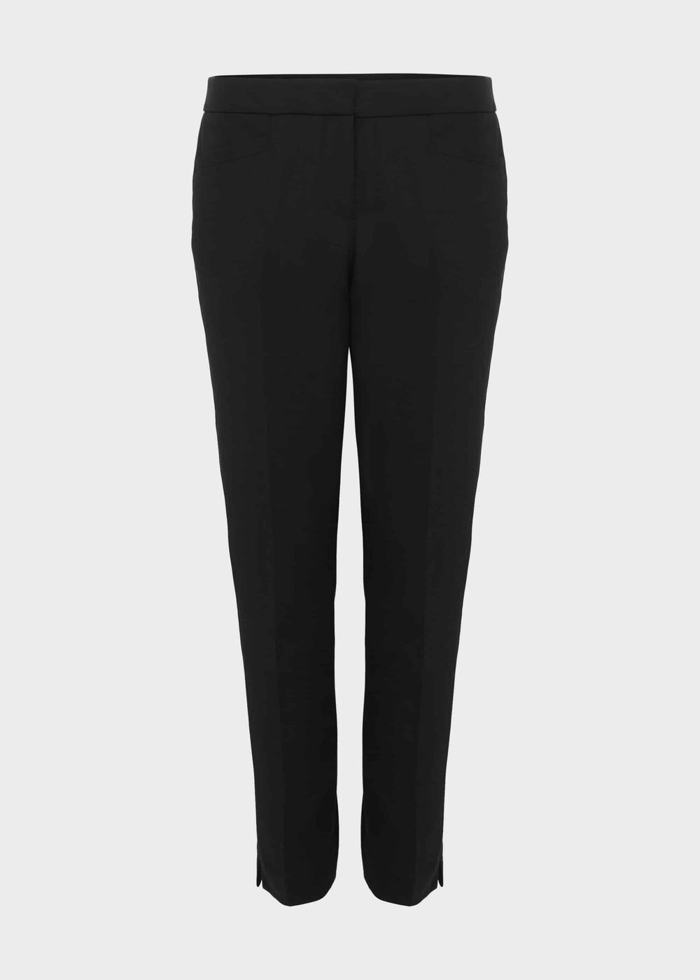 Hailey Slim Trousers With Stretch, Black, hi-res