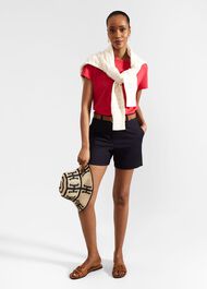 Adaline Cotton Slub T-Shirt, Rouge Pink, hi-res