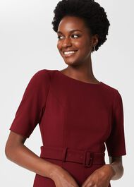 Bria Dress, Merlot, hi-res