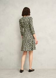 Elosie Jersey Dress, Navy Multi, hi-res