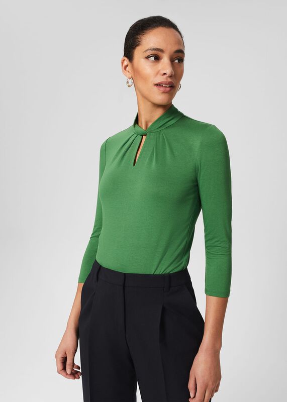 Callie Twist Neck Top
