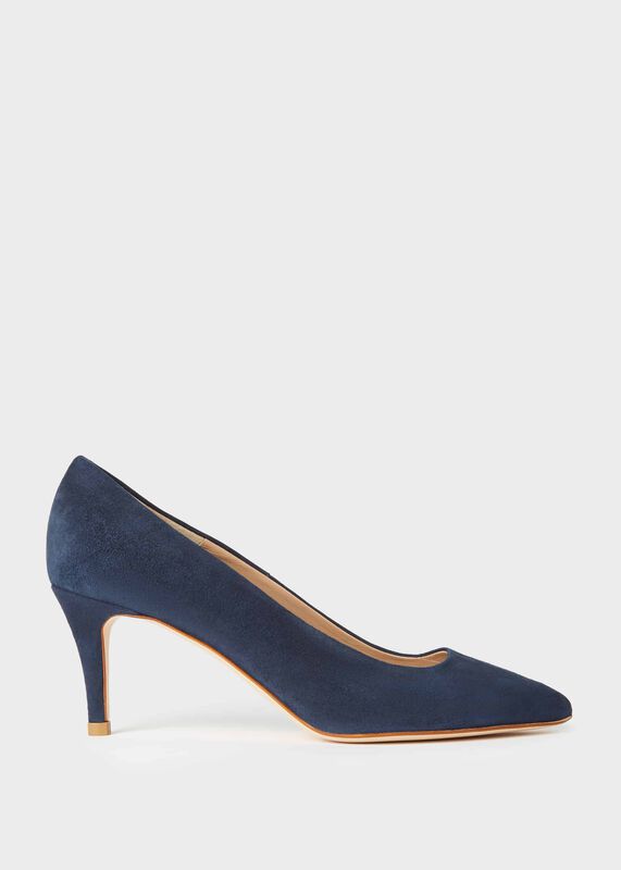 Elouise Suede Stiletto Court Shoes