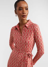 Petite Clarice Dress, Red Multi, hi-res