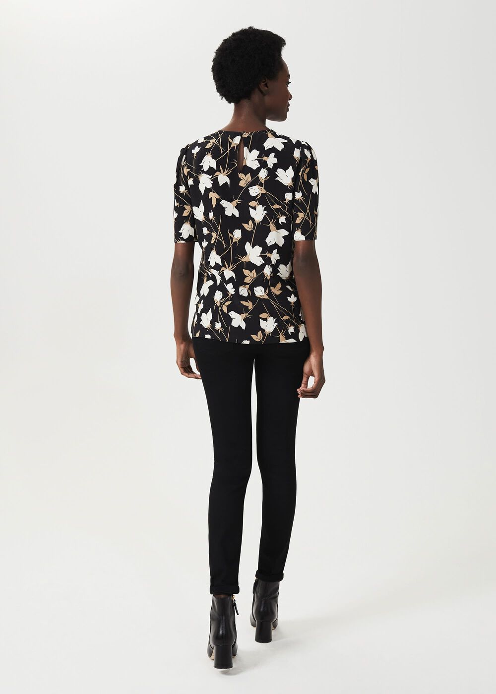 Alexa Blouse, Black Multi, hi-res