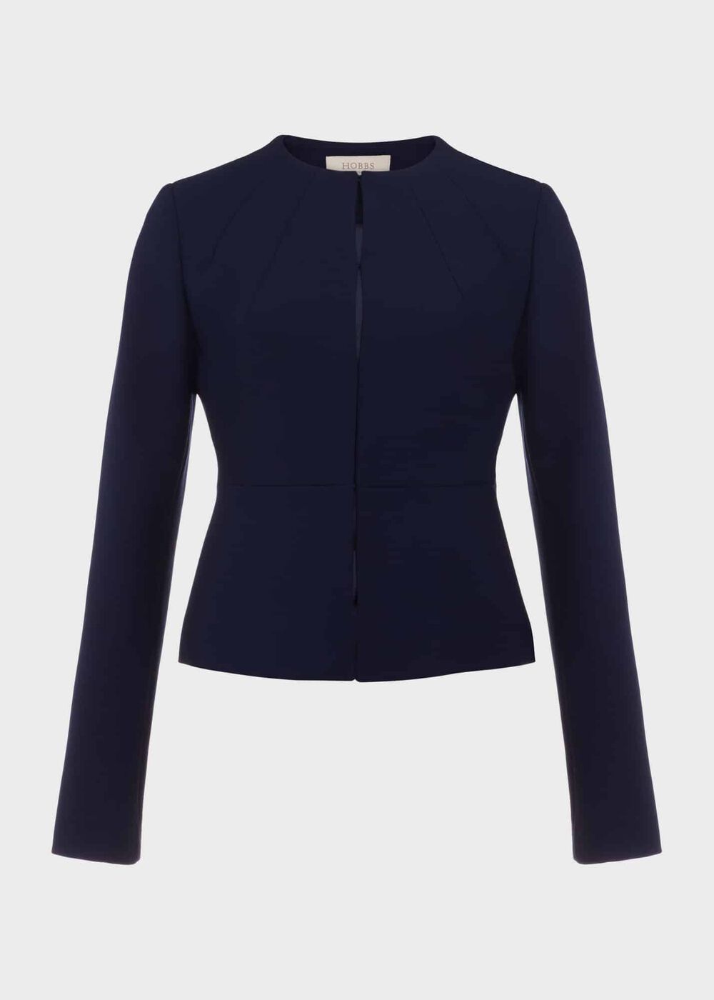 Natalia Sculpted Jacket, Midnight Navy, hi-res