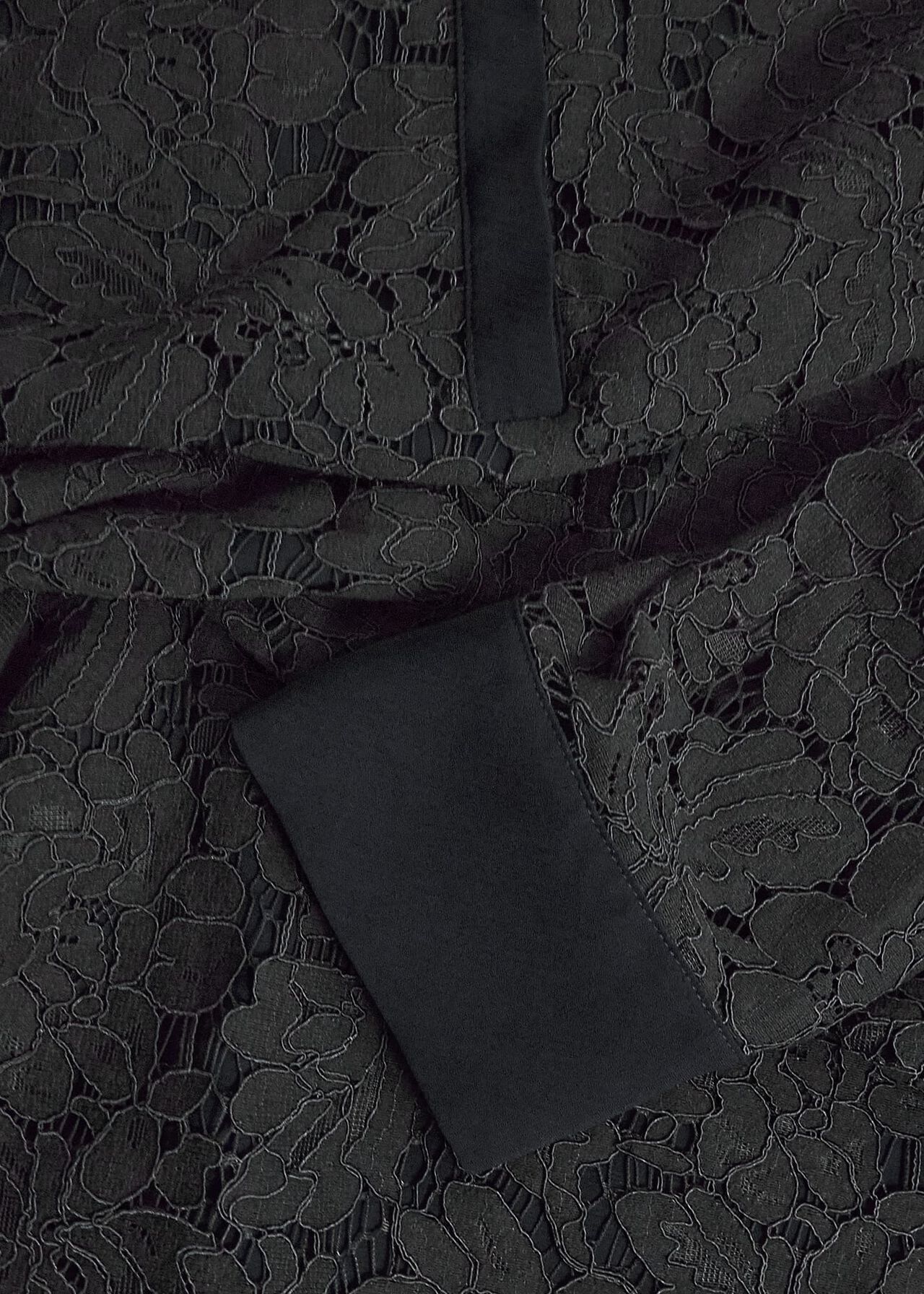 Marciella Lace Dress, Black, hi-res
