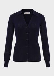 Peyton Merino Wool Sweater, Hobbs Navy, hi-res