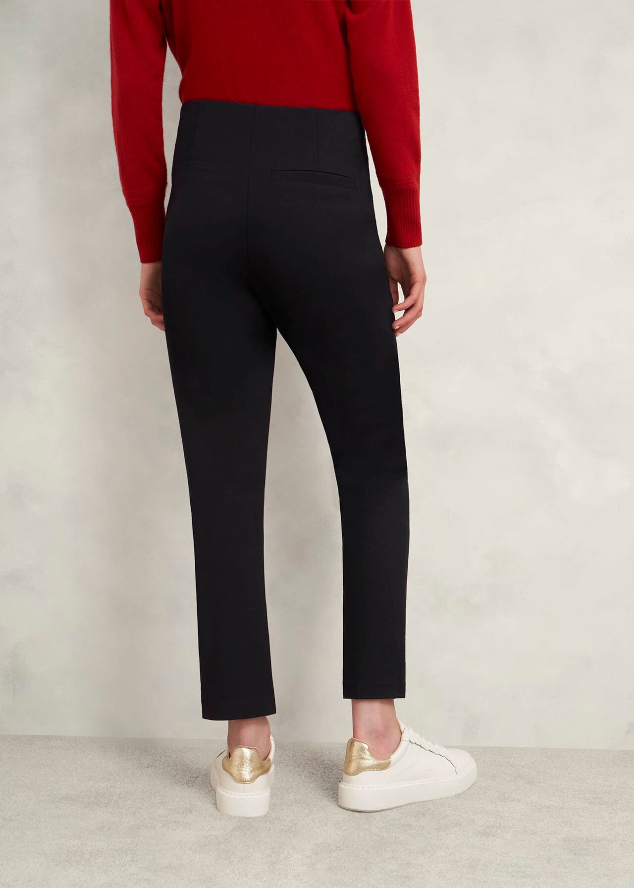 Lola Ponte Trousers, Black, hi-res