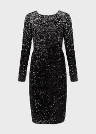 Sawyer  Sequin Dress, Black, hi-res