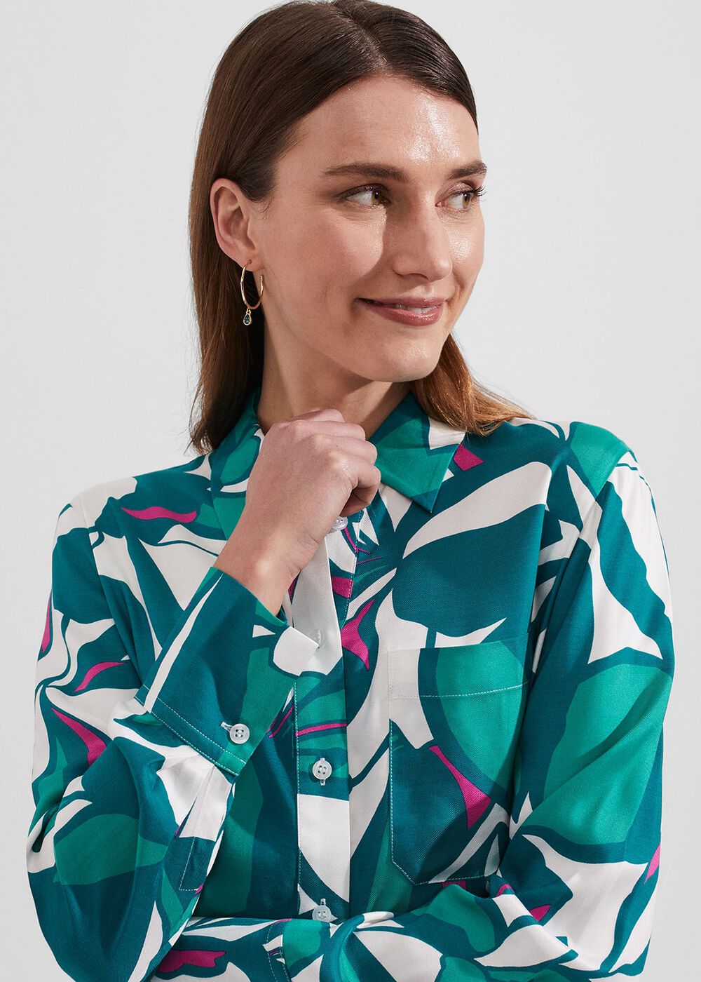 Carmina Shirt, Ivory Multi, hi-res