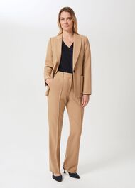 Martina Wool Blend Jacket, Stone, hi-res