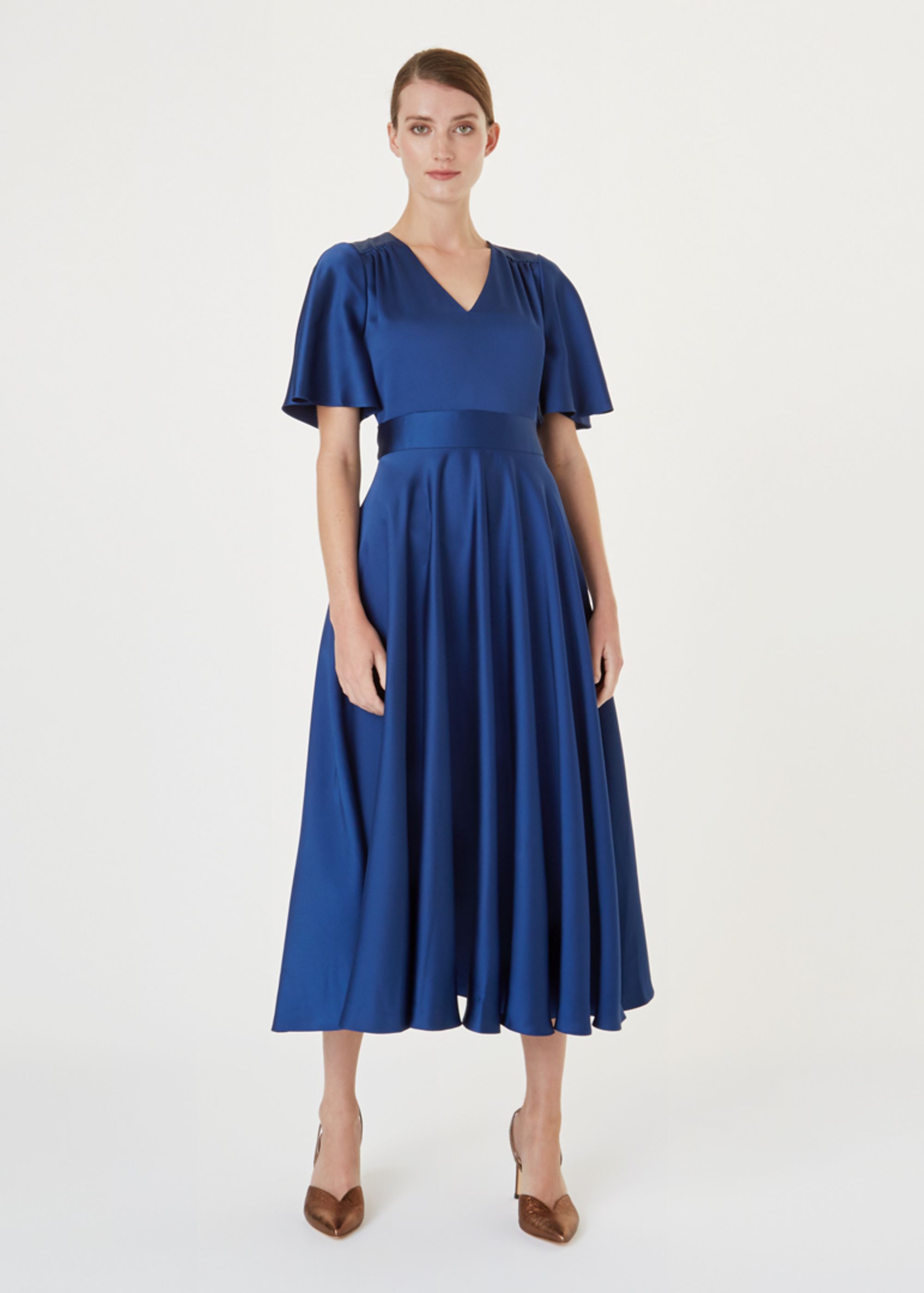 hobbs cobalt blue dress