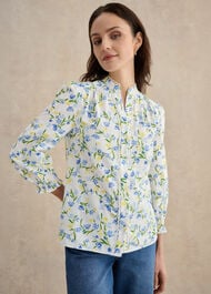 Imelda Blouse, Ivory Multi, hi-res