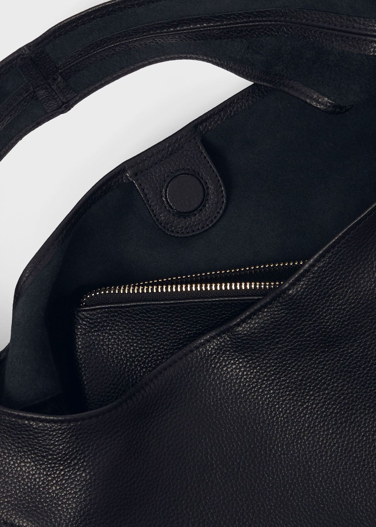 Lula Leather Bag, Black, hi-res