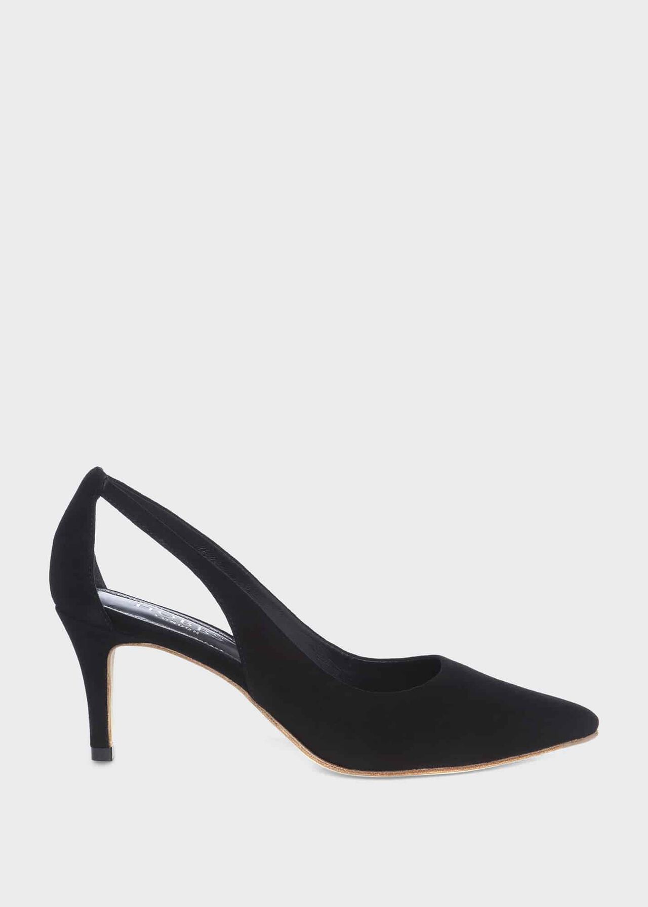 Natasha Court Shoes, Black, hi-res