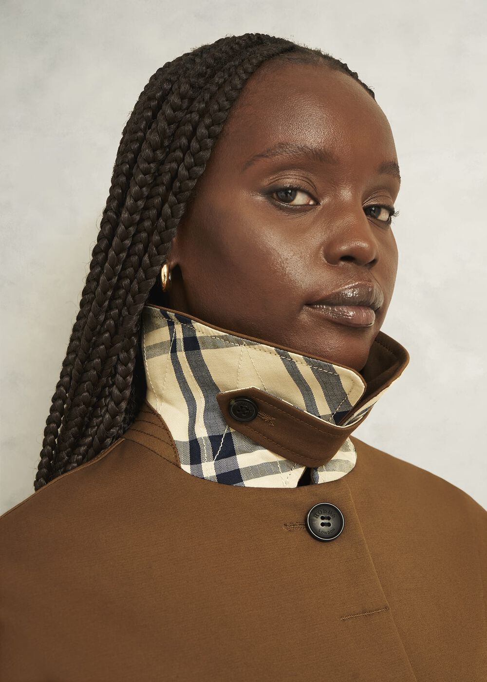 Frida Shower Resistant Trench, Vicuna, hi-res