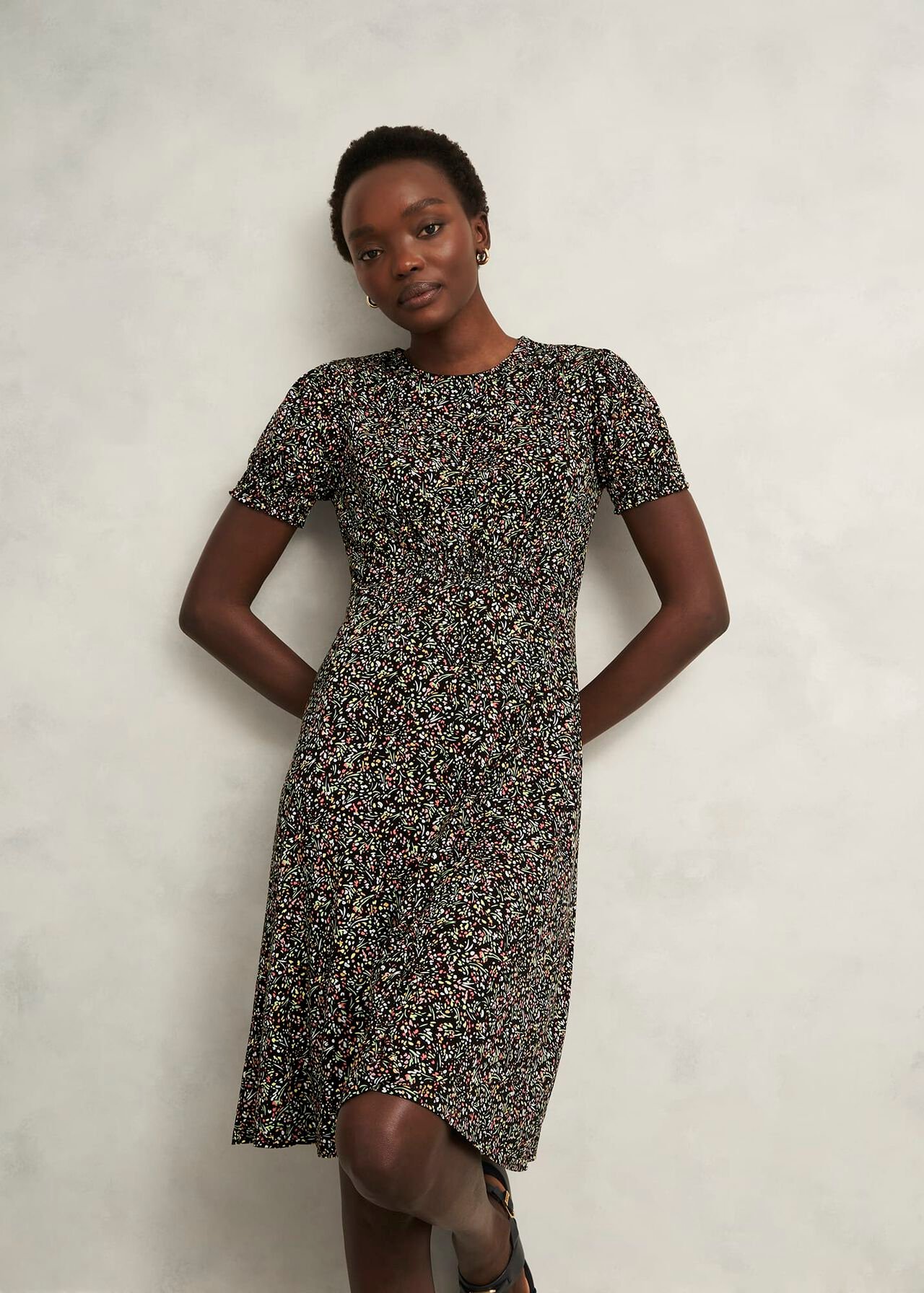 Rima Jersey Dress, Multi, hi-res
