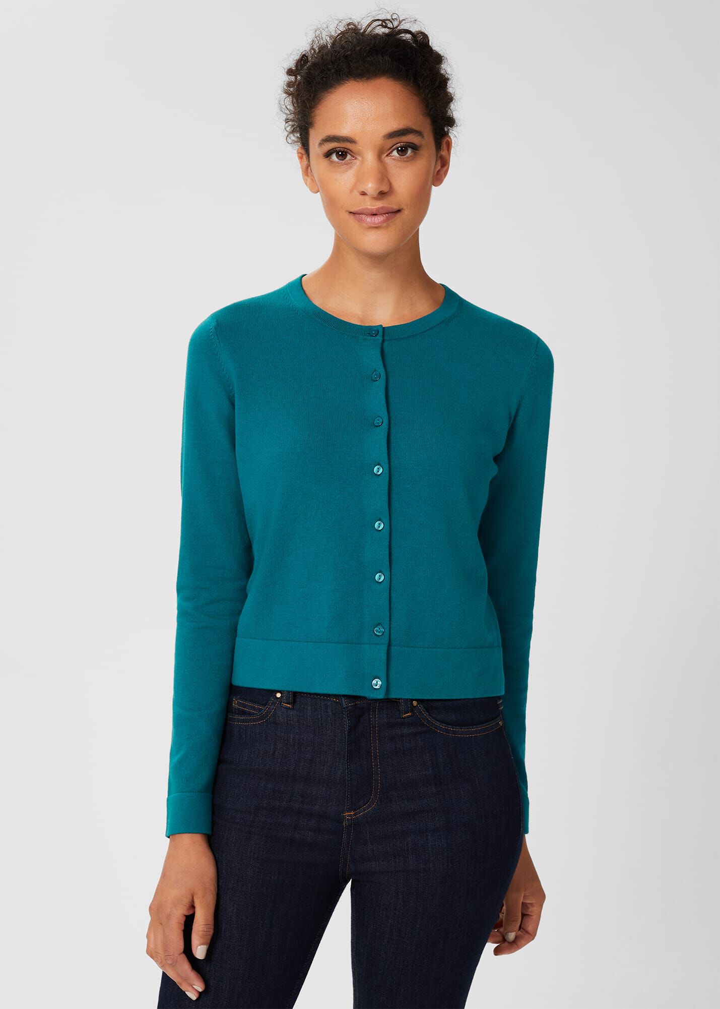 Petrol 2025 blue cardigan