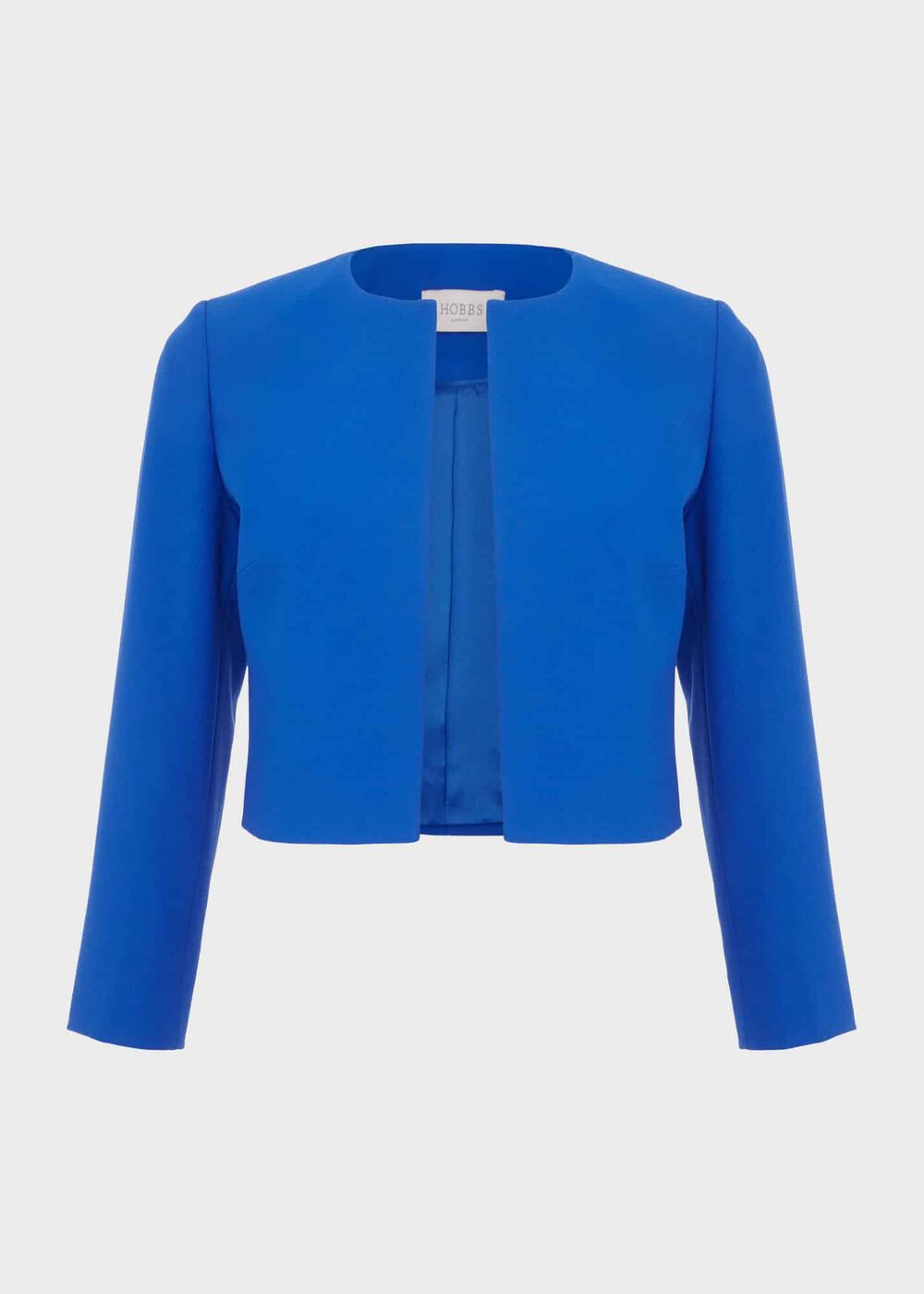 Elize Crepe Jacket, Lapis Blue, hi-res