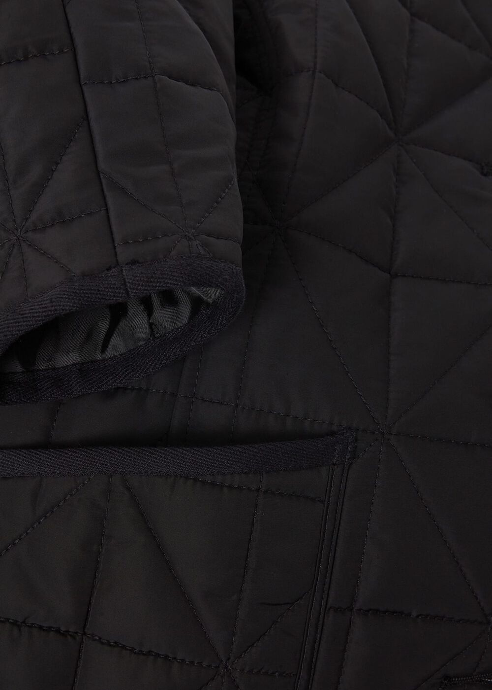 Katie Quilted Coat, Black, hi-res