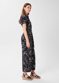 Olivia Jumpsuit, Navy Ecru, hi-res