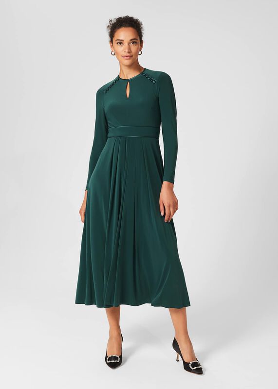 Marylise Jersey Fit And Flare Dress