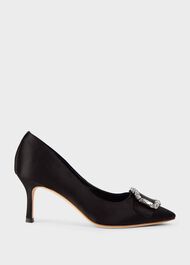 Lucinda Court Shoes, Black, hi-res