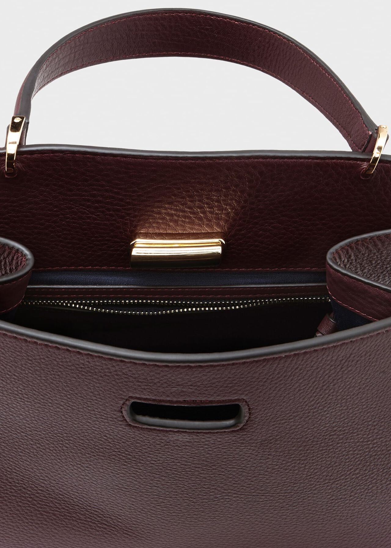 Highland Leather Crossbody Bag, Wine, hi-res