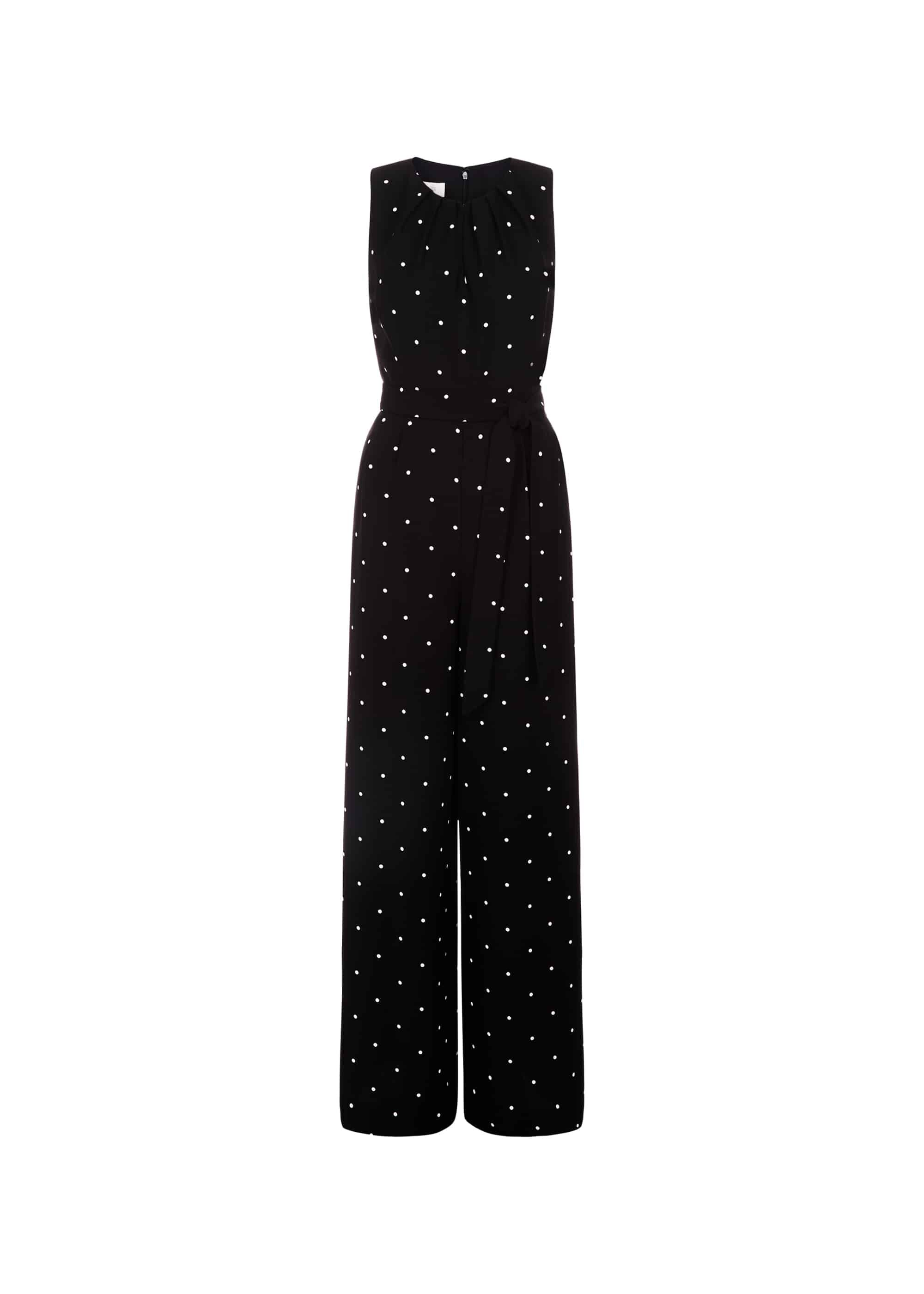 Hobbs black and white jumpsuit clearance