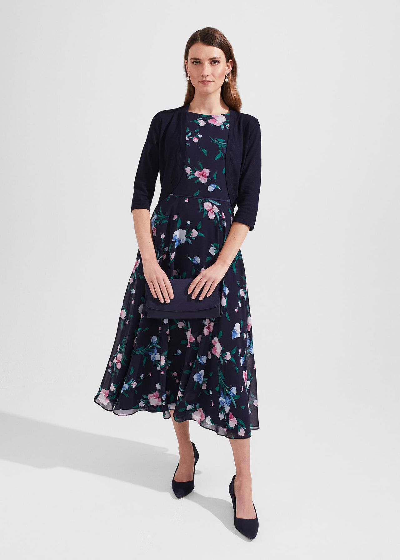 Carrie Bolero, Navy, hi-res
