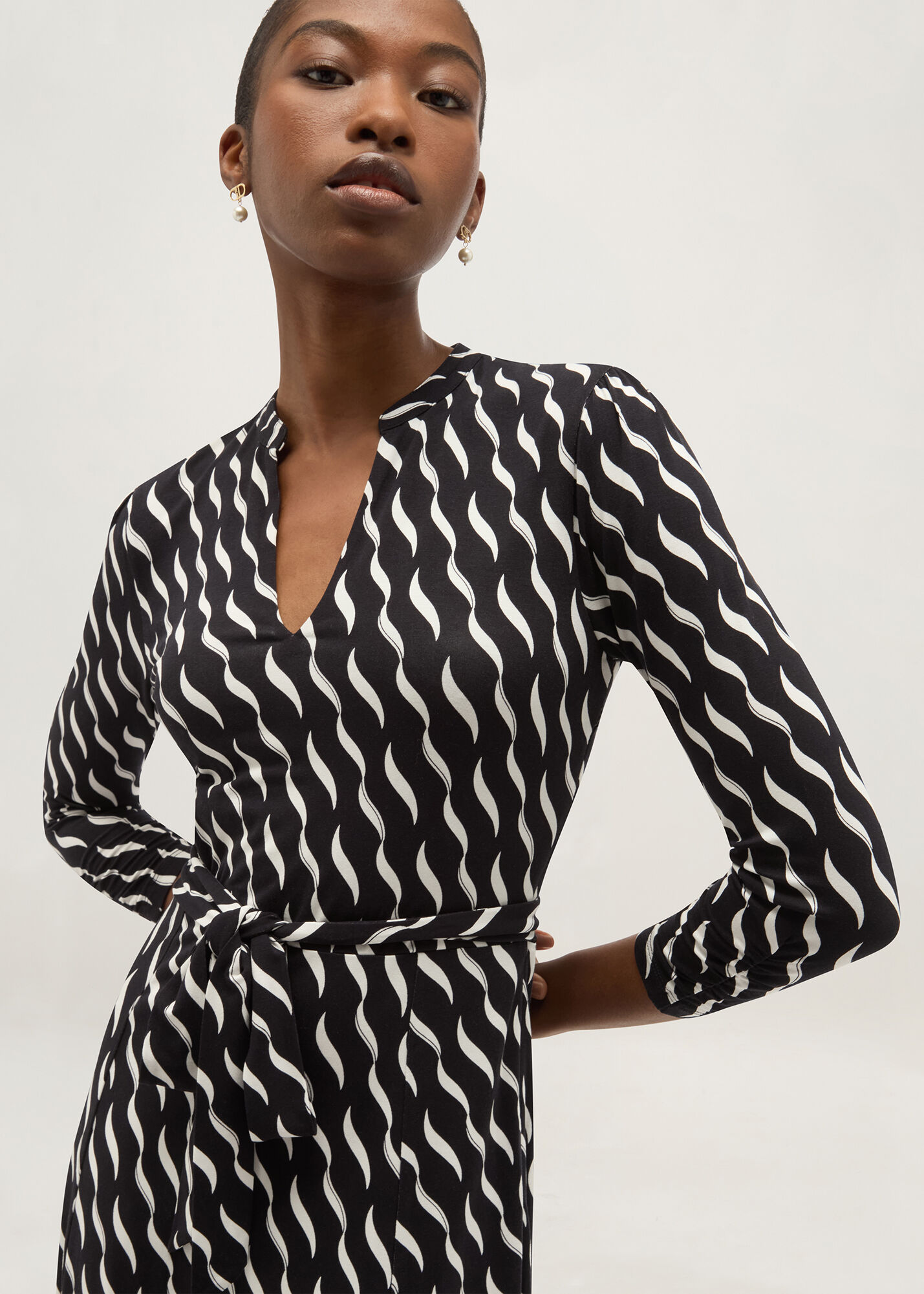 Theodora Jersey Dress | Hobbs US |