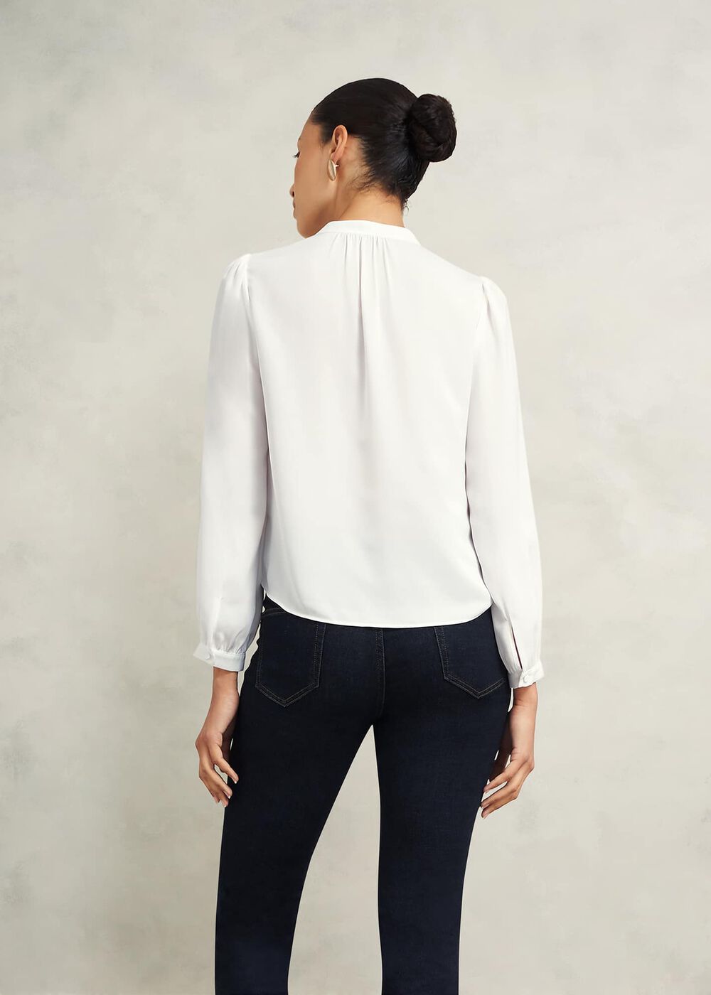 Peony Blouse, Ivory, hi-res