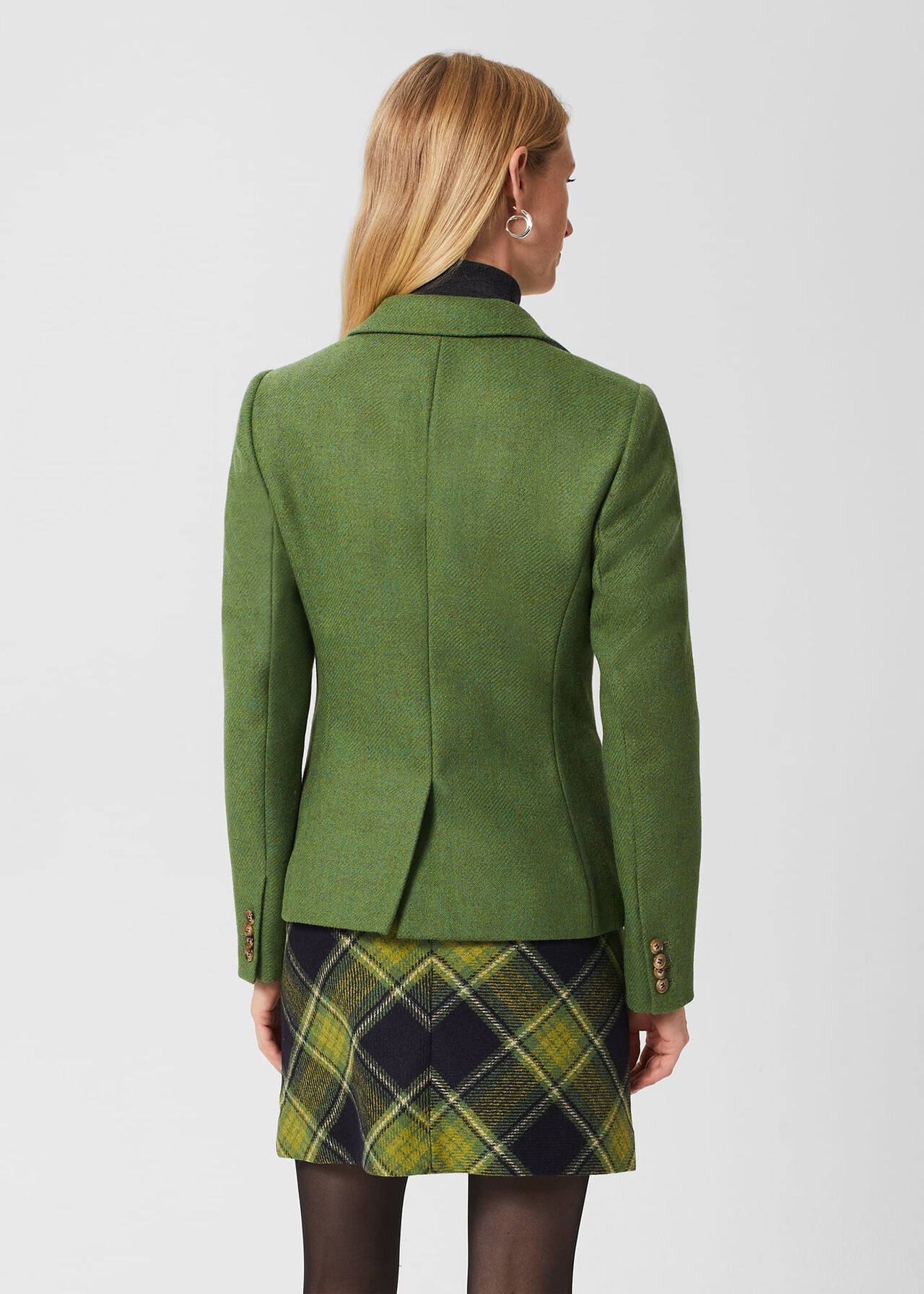 Petite Blake Wool Jacket, Pea Green, hi-res