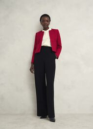 Rosa Jacket With Wool, Rowan Red, hi-res