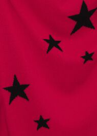 Samira Wool Cashmere Star Jumper, Pink Navy, hi-res