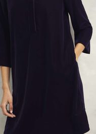 Velvet Marciella Dress, Midnight Navy, hi-res