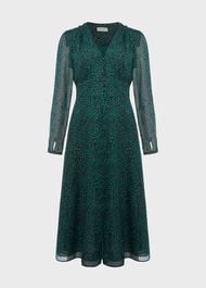 Danica Fit And Flare Dress, Sea Green, hi-res