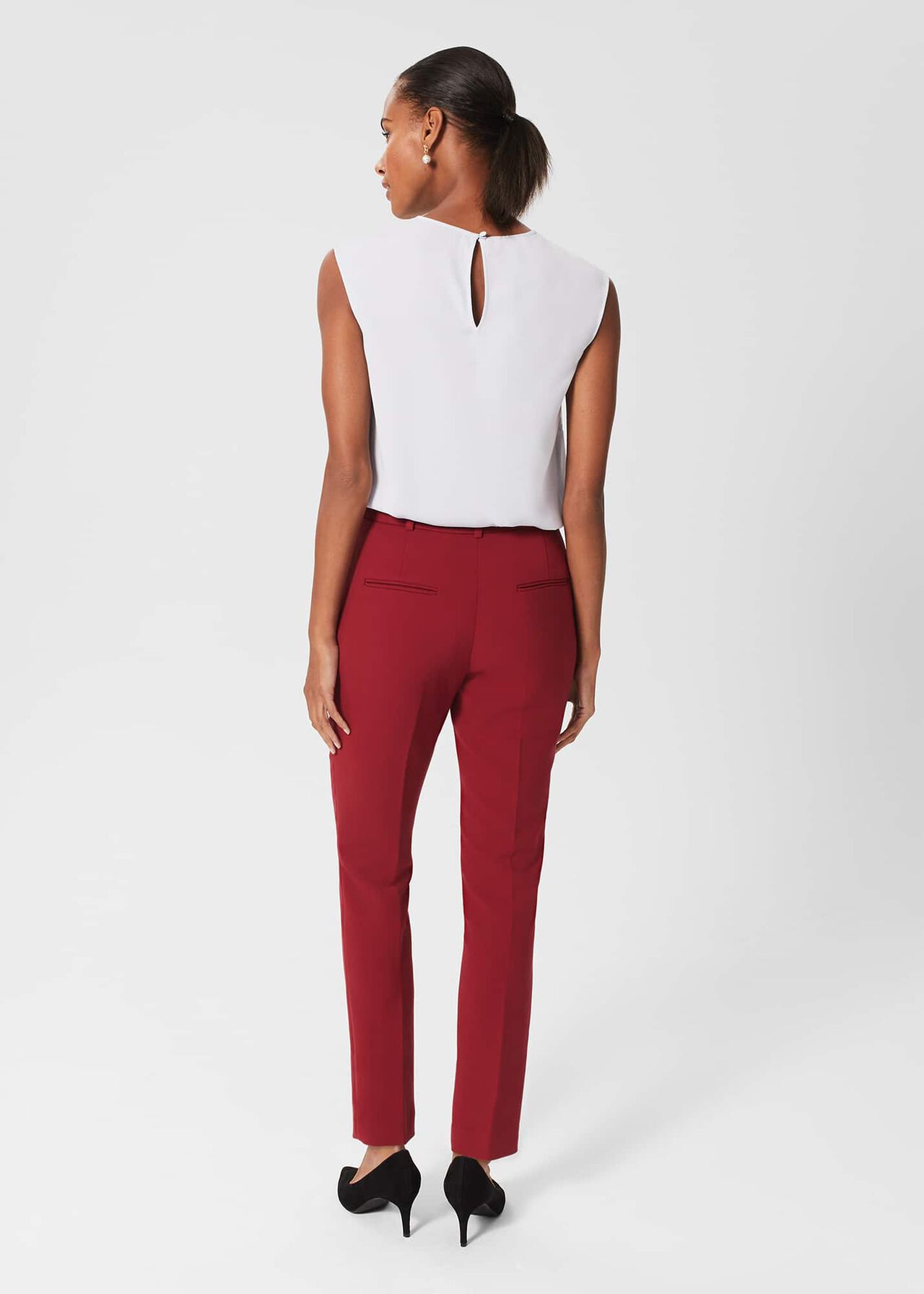 Suki Trousers, Rhubarb Red, hi-res