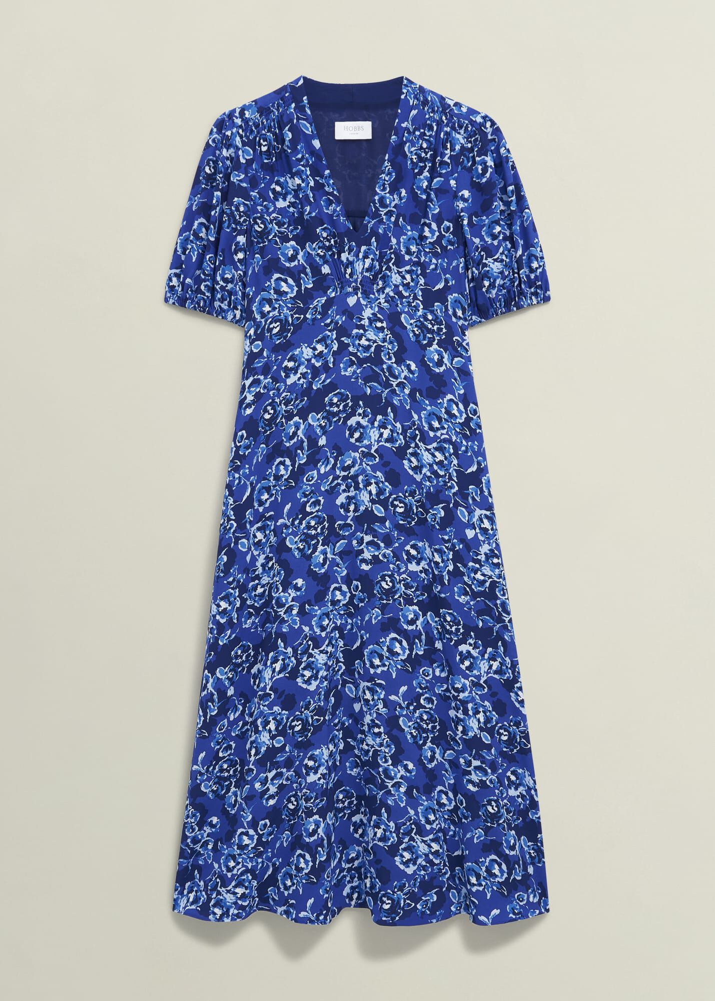 新作!【Hobbs London】花柄ネイビーフローラルシアミディドレス Hobbs Dresses - Bloomingdale's