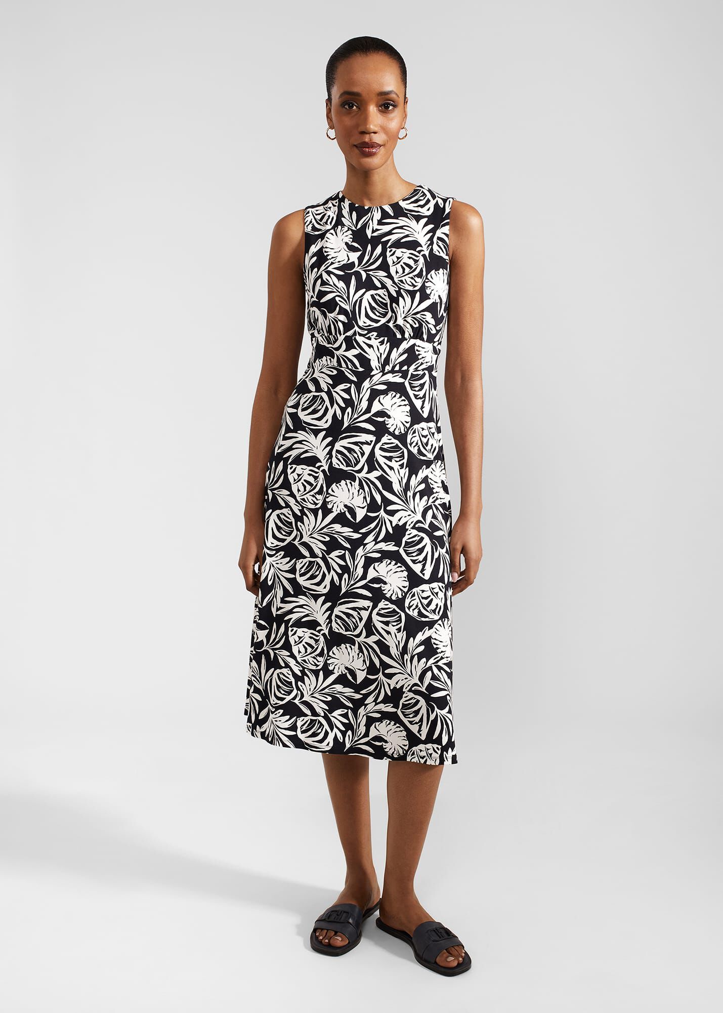 Hobbs fiona new arrivals dress navy ivory