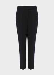 Abigail Tapered Trousers, Navy, hi-res
