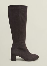 Caroline Knee Boots, Chocolate Brown, hi-res
