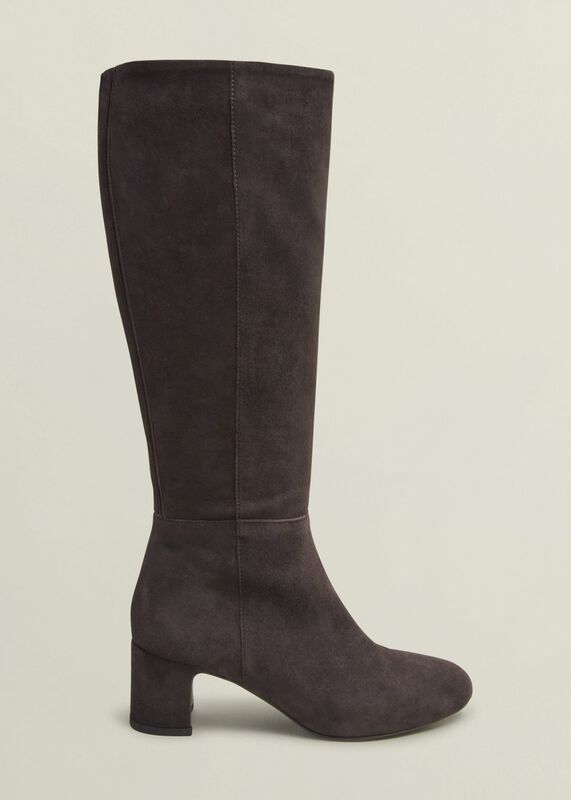 Caroline Suede Knee Boots