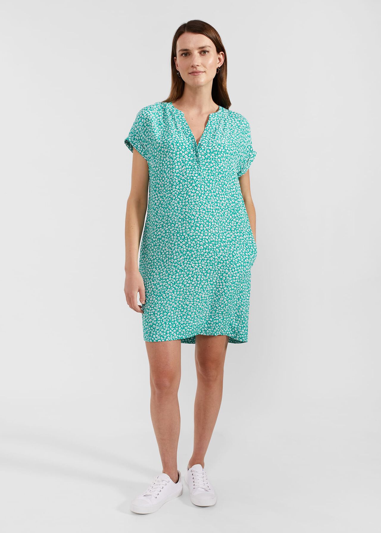 Cindy Dress, Aruba Green, hi-res