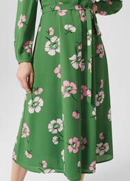 Petite Savannah Dress, Green Multi, hi-res