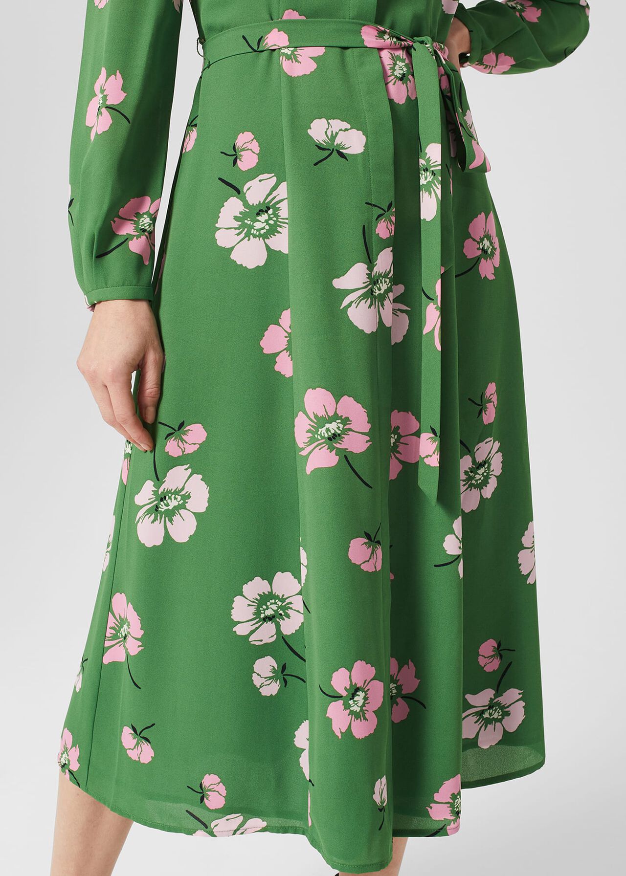 Petite Savannah Dress, Green Multi, hi-res