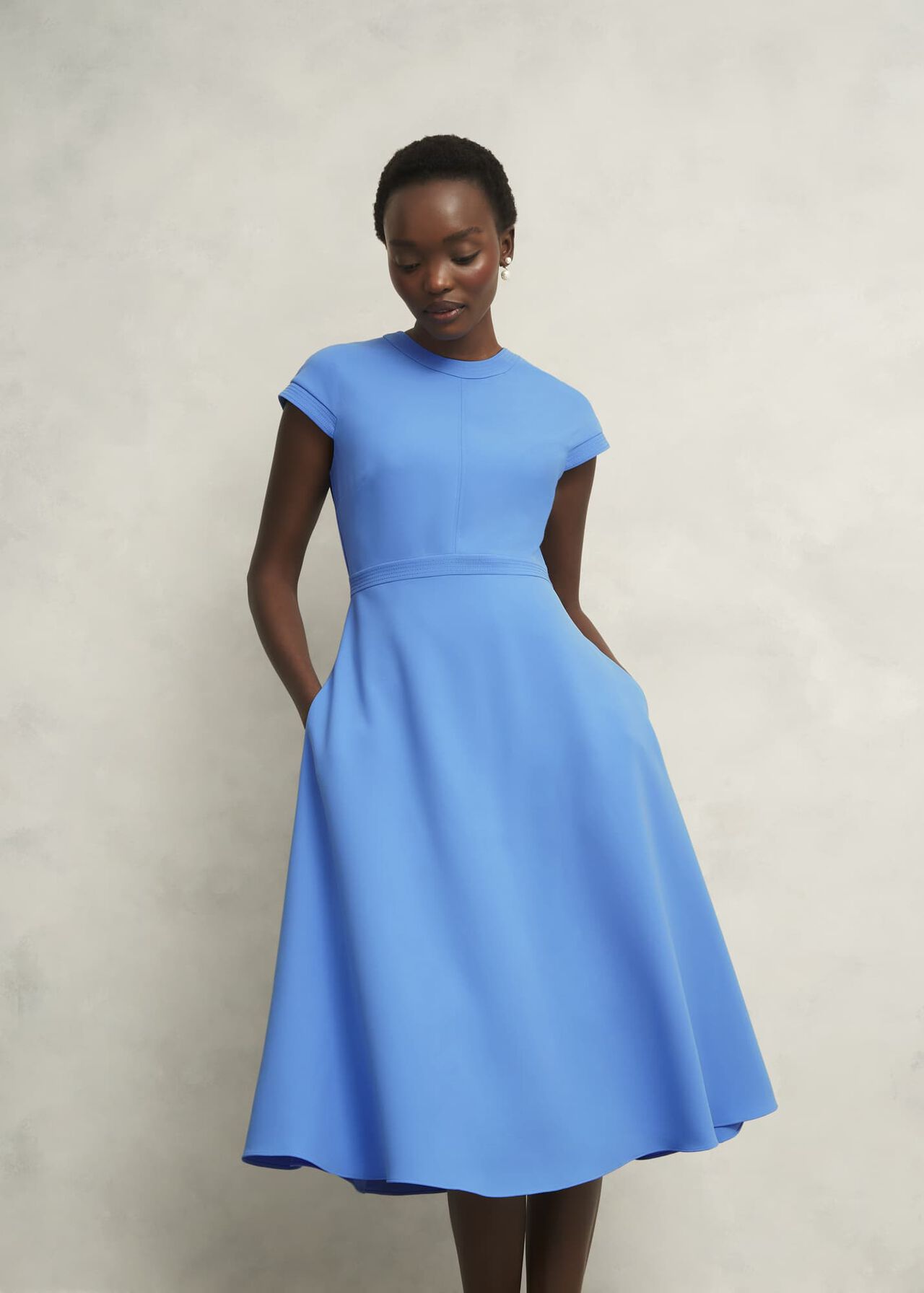 Hallie Dress, Hydrangea Blue, hi-res